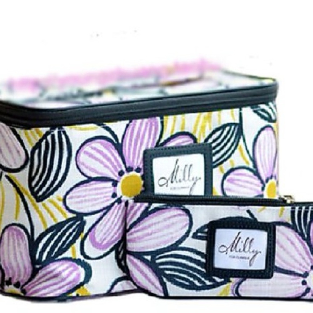 Clinique x Milly Cosmetic Case and Pouch